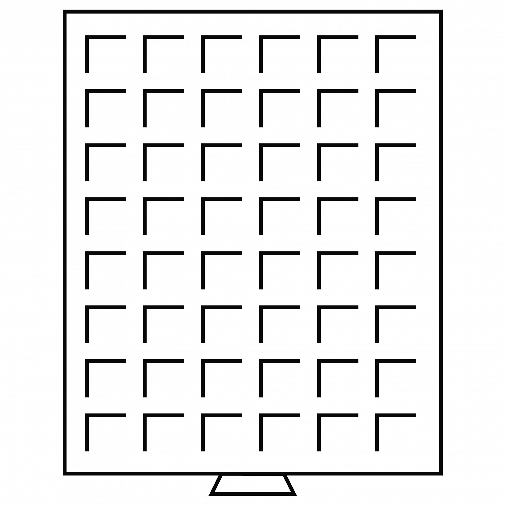 Tabuleiros MB 48 moedas 28x28mm para 2 EUROS